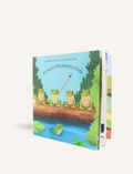 Sensory Play Australia Nursery Rhymes for Kids Storybook, with a vibrant cover illustration of frogs, encouraging language development.