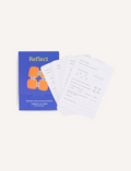 The Play Way's 'Reflect' card deck and accompanying worksheets, designed to facilitate emotional regulation and self-reflection for children.