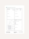 Interactive journal pages for 'Getting started' and 'Recipe name' sections of a cooking journal.