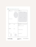 Journal pages for reflecting on cooking experiences, including sensory descriptions and recipe planning.