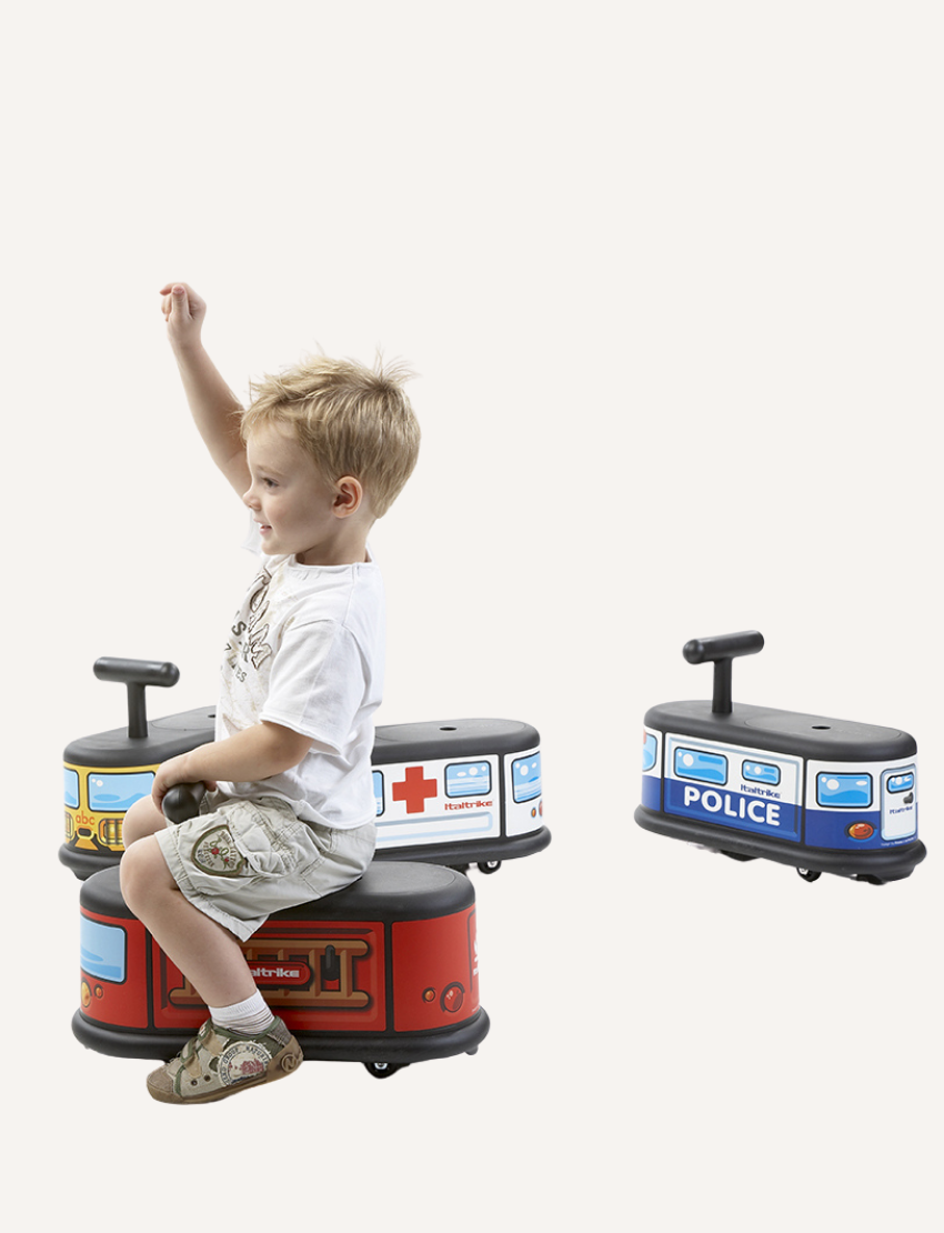 Italstrike Ride On police car toy.