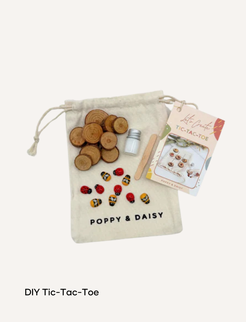 Poppy & Daisy craft kits: DIY kits for kids, including playdough, lip balm, and charm making.