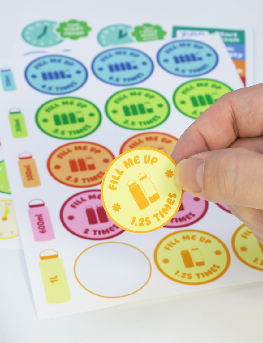 My Body Needs Stickers book cover by Sensory Play Australia. Visual reminders for children to track daily needs, promoting self-care.