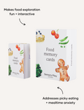 Sensory Play Australia Food Memory Cards: therapist designed to make food exploration fun & interactive, addressing picky eating.