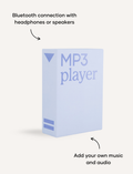 Sensory Play Australia Mindful MP3 Player box highlights Bluetooth connectivity and option to add own music for regulation support.