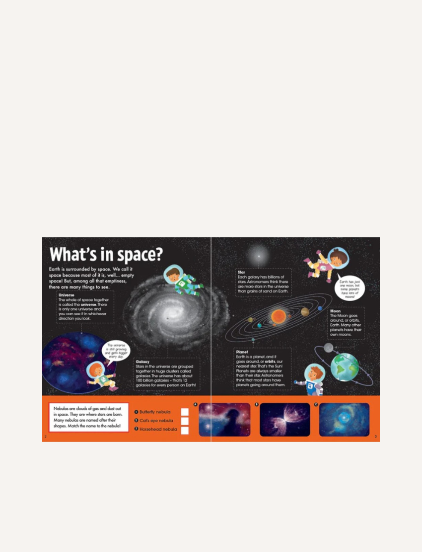 A jigsaw puzzle box labeled "FunFacts - Book & Jigsaw - The Solar System" from the brand Lake Press sits on a white background. The blue box features colorful illustrations of planets, a rocket, and an astronaut. With 100 pieces, it promises hours of fun and learning, and notably includes a Solar System book for added exploration.