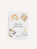 A person holds a Sensory Play Australia card from the 