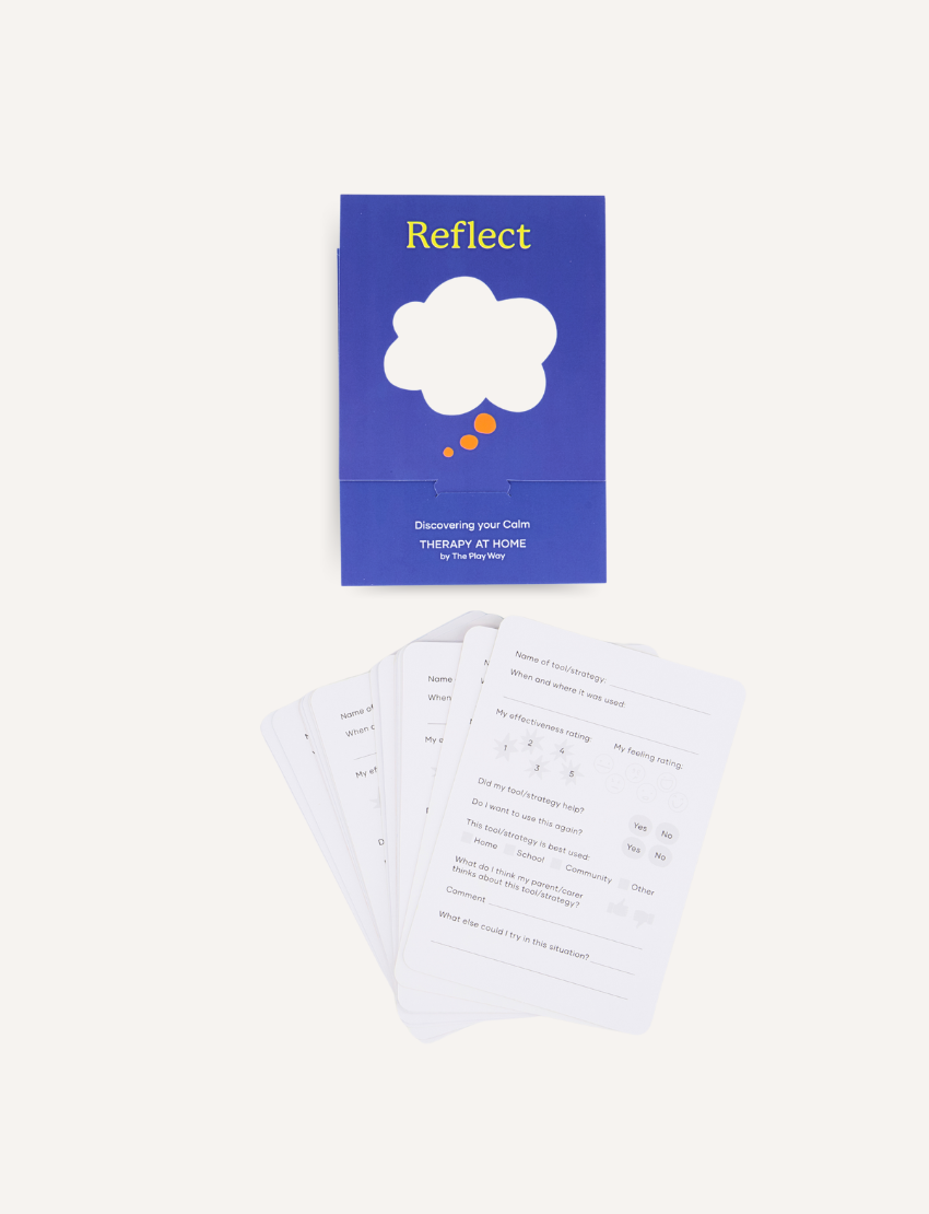 Sensory Play Australia's Reflect Card Set, a tool for self-awareness, emotional regulation and family communication.