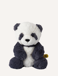 Three plush toys are shown on a plain background: a gray koala, a pink elephant, and an eco-friendly black-and-white panda. Crafted from 100% recycled PET materials, each WWF Plush Animal (23cm) supports wildlife conservation through WWF donations.