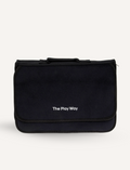 A black rectangular bag from The Play Way, featuring a handle on top and 