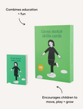 Gross Motor Skills Activity Cards from Sensory Play Australia inspire movement & play, building children's balance, coordination, and strength.