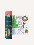 The HeyDoodle Mini Mat - ABC - Jingle Bells is on display, featuring a rolled tube labeled 