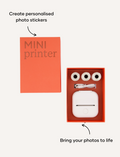 Sensory Play Australia Mini Printer & accessories for creating personalized photo stickers and bringing photos to life.