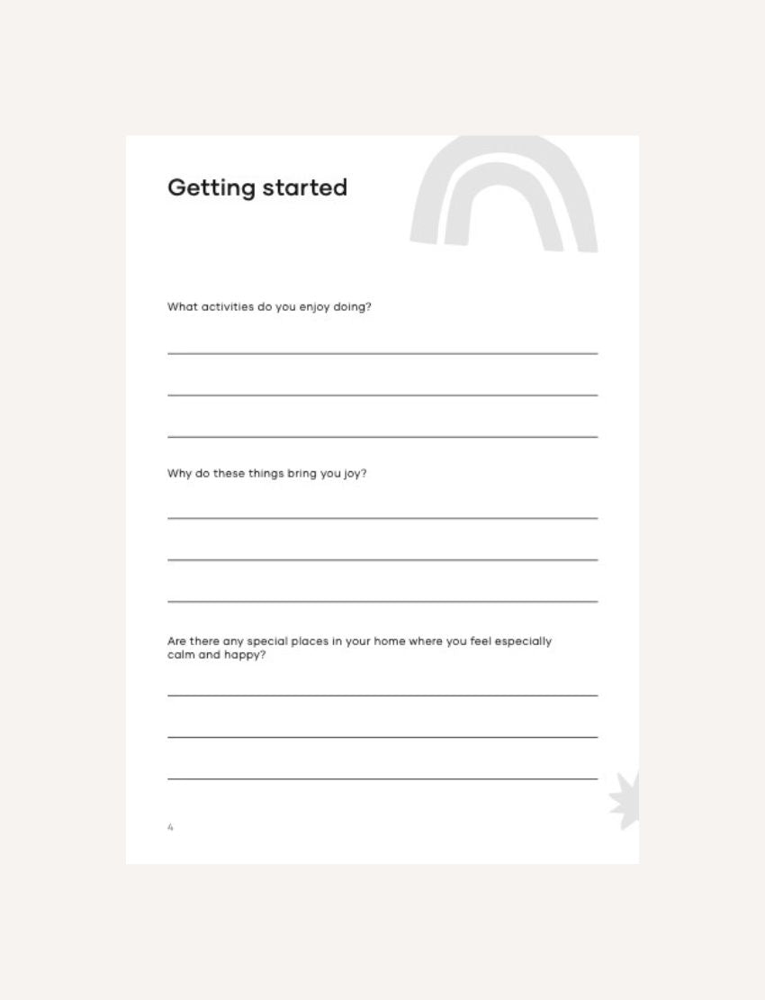 The Sleep Journal Digital Resource by The Play Way features a crescent moon and stars on a teal and light blue cover—ideal for supporting restful sleep and bedtime routines.