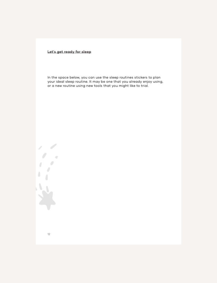 The Sleep Journal Digital Resource by The Play Way features a crescent moon and stars on a teal and light blue cover—ideal for supporting restful sleep and bedtime routines.