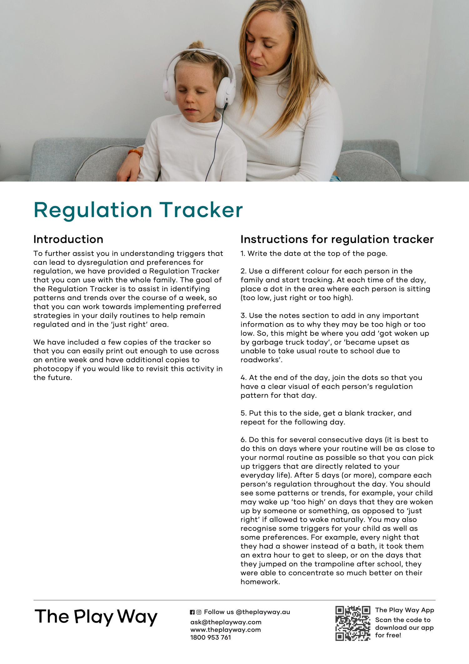 Regulation tracker digital download cover