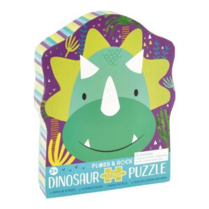 12 piece shaped jigsaw puzzle dinosaur