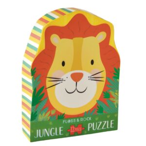 12 piece lion shaped jigsaw puzzle